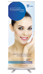 Premium Roll-Up Bannerdisplay "Kosmetik"