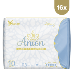 ANION LUXURY  dámske hygienické vložky - denné, 16 balíčkov