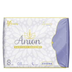 ANION LUXURY  dámske hygienické vložky - nočné, 1 balíček