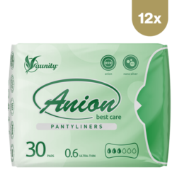 ANION hygienické vložky - slipové, 12 balíčkov