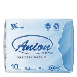 ABSORBANTE IGIENICE DE MENSTRUAȚIE PENTRU ZI ANION BEST CARE, 4 Pachete